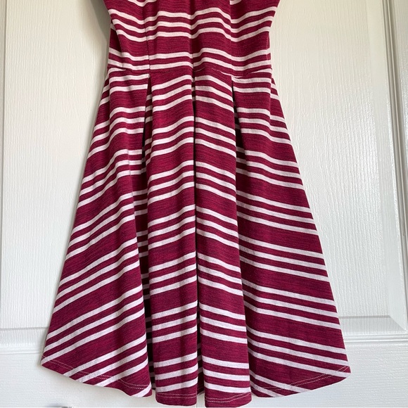 Women’s Copper Key High Neck Skater Dress - Red/White Stripe in Large - Picture 11 of 11